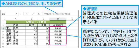 Excel 関数の基礎知識２ 論理式とは 住民安全ネットワークジャパン ほっとタウン情報